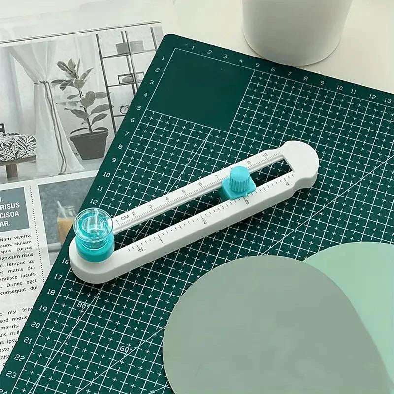 360 Degree Rotate Circle Cutter Paper Card Photo Safe Circular Paper Cutter Circle Shape Crafts DIY Round Cutting Tool Cardstock Zpaxo