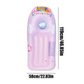 Pool Floats Swimming Pad Lounge Bed Pvc Lounger Mat Raft Floatie Toys Zpaxo Pink United States
