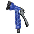 Garden Sprinkler Hose Nozzle 7 Adjustable Modes Irrigation Nozzle Water Sprayer Water Spray Gun for Garden Lawn Watering Zpaxo Blue