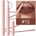 Waterproof Matte Lipliner Pencil Red Contour Tint Lipstick Long Zpaxo 12