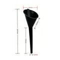 Long Stem Refueling Funnel – Oil, Gas & Fuel for Car & Bike Automotive Funnel Zpaxo Black S