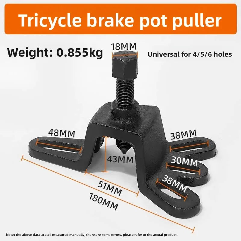Universal 4-Hole Brake Drum & Wheel Hub Puller – Motorcycle
