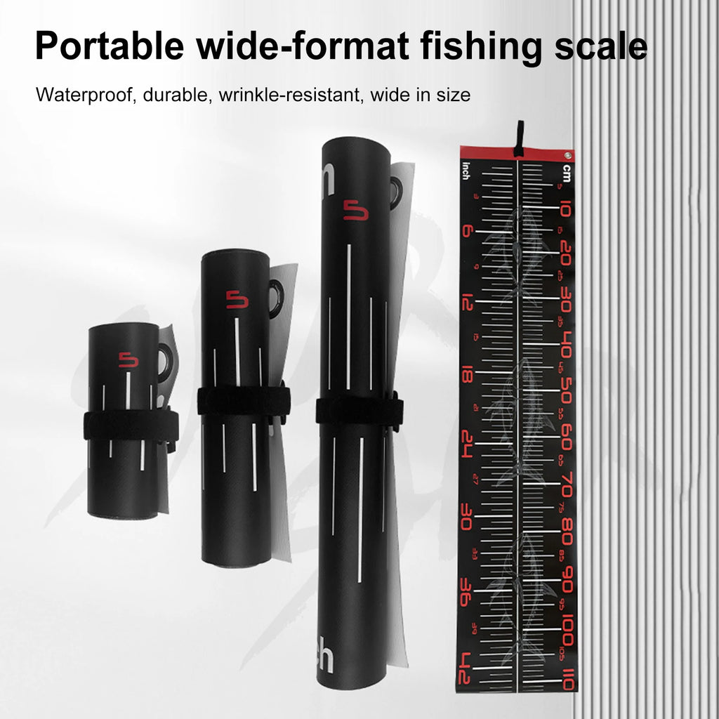 Portable Carp Fishing Measuring Scale Dual Fish Measure Ruler