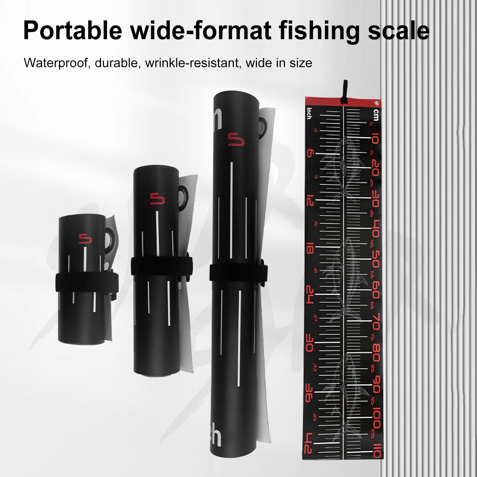 Portable Carp Fishing Measuring Scale Dual Fish Measure Ruler