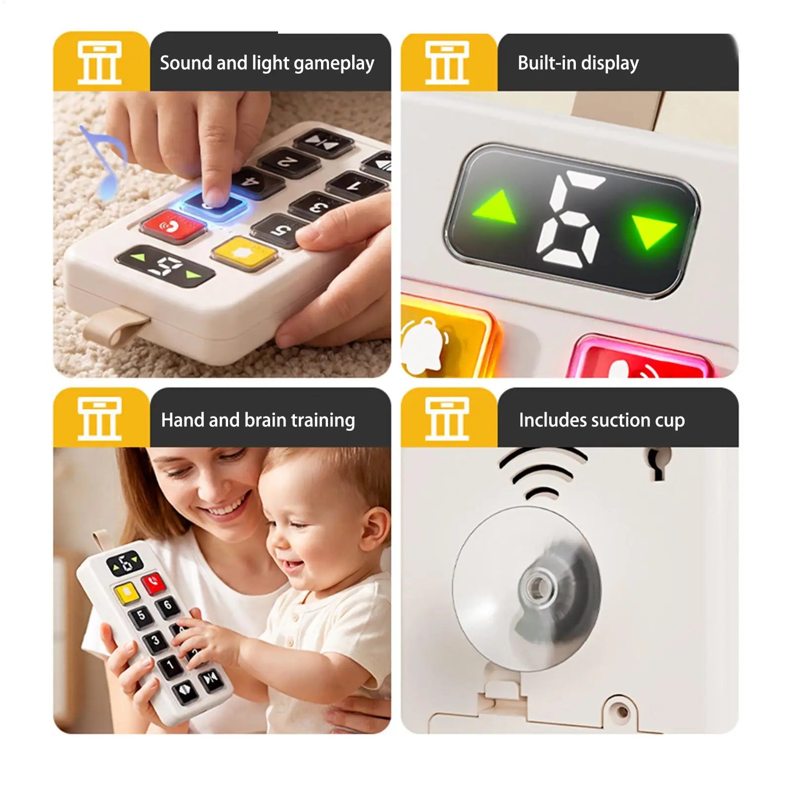 Elevator Toys For Kids Educational Button Sensory Board With Light Sound Numbers Elevator Activity Panel For Kids Boys Girls Zpaxo
