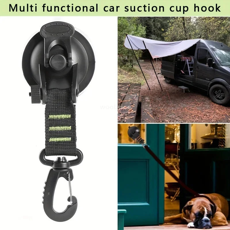 1/8 Pcs Car Tent Suction Cups Outdoor Camping Rope Powerful Suction Cup Buckle Side Tarps Tent Suckers Anchor Securing Hook Zpaxo