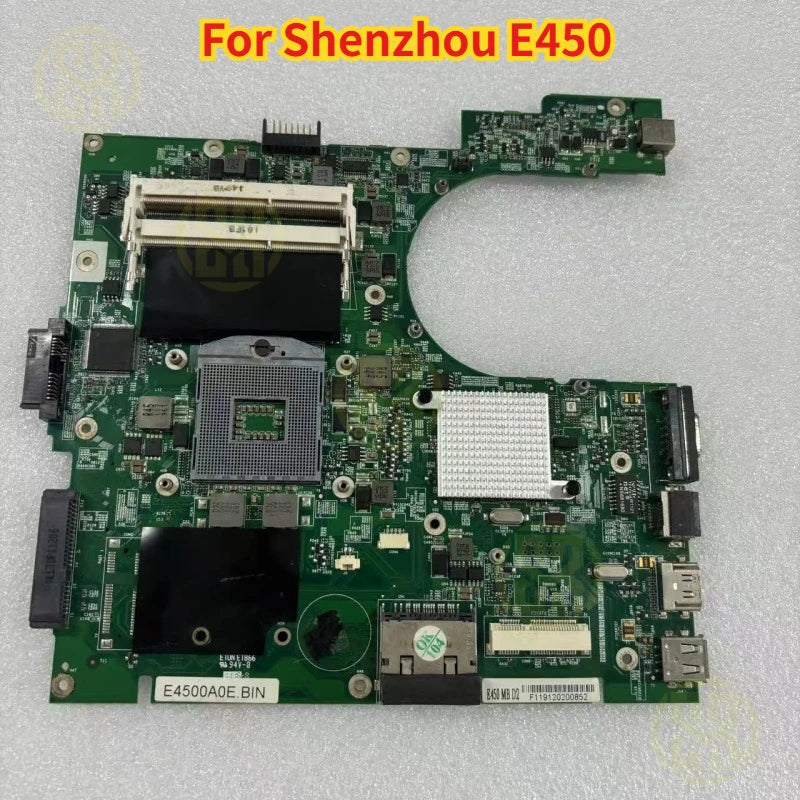 Shenzhou E450 E4500A0E Laptop Motherboard HM65 Test Ok