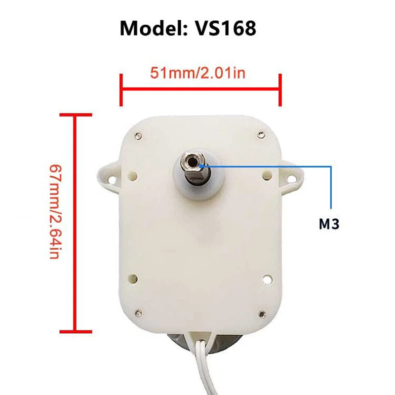 VS168 DC 3V Watch Winder Motor Automatic Mechanical Case Shaker Zpaxo 1Pcs