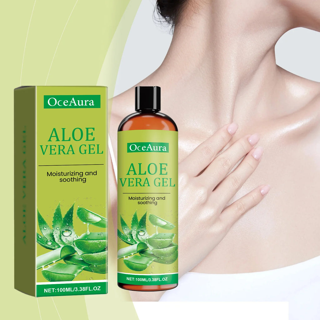 Aloe Vera Gel Nourish Moisturize Smooth Soften Soothe Face Prevent Acne Pimple Redness Cracked Rough Moisturizing Aloe Vera Gel Zpaxo