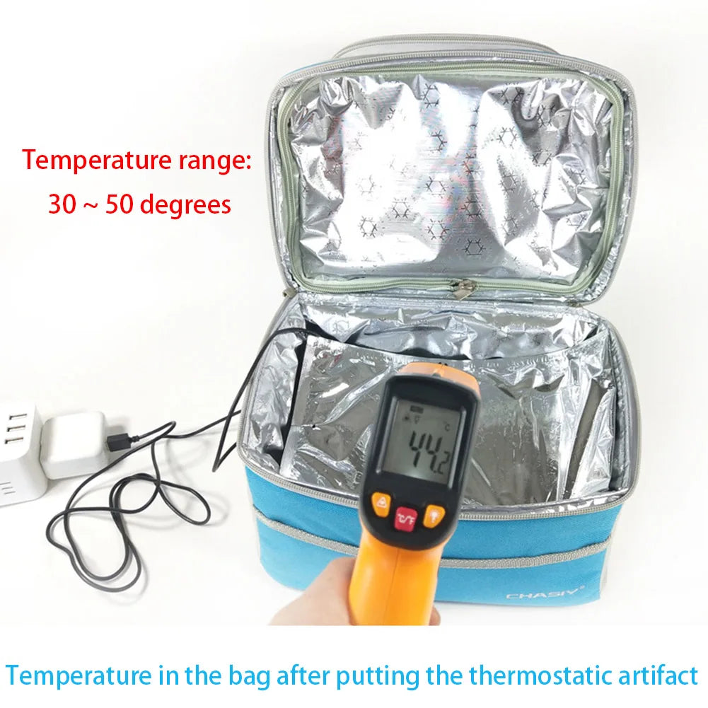 Milk Bottle Thermal Heater Pad Lightweight Lunch Box Warmer
