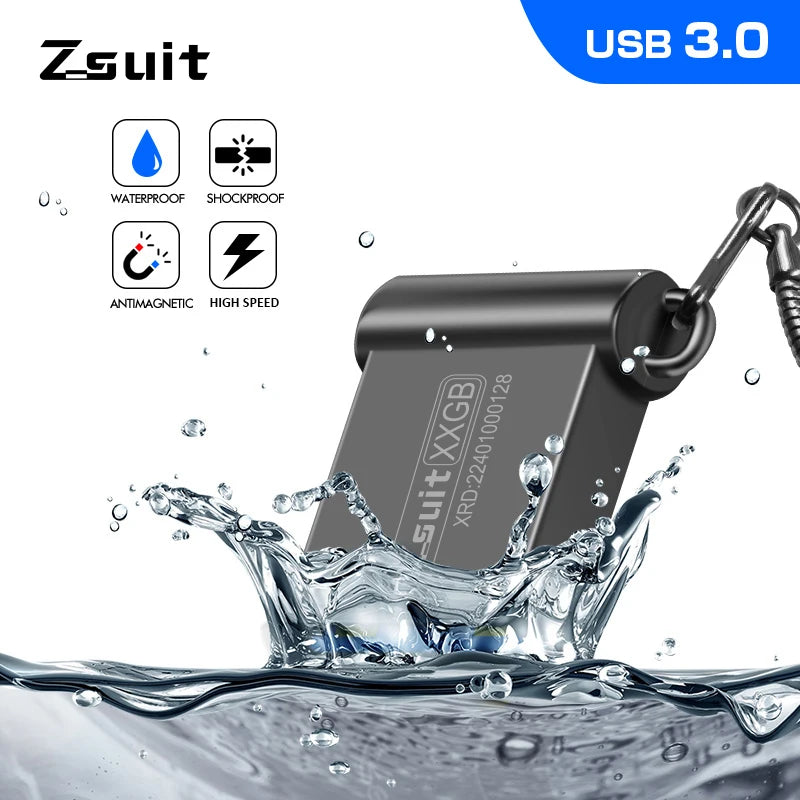 USB Flash Drive High Speed 3.0 Mini Flash Pendrive 128GB 64GB 32GB 16GB Cle USB 3.0 Stick 64GB 128GB USB Storage Key USB Devices Zpaxo