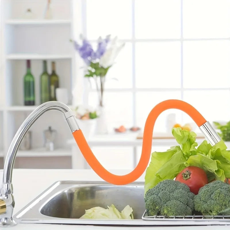 Anti-splash Faucet Extension Hose 360 Rotatable Elbow Adjustable