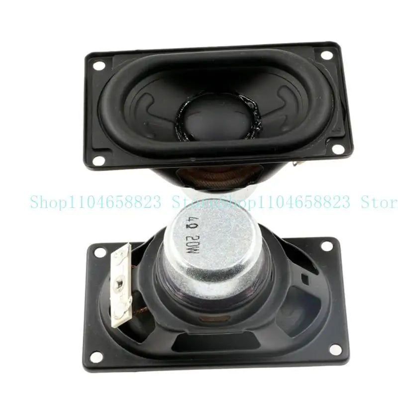 4Ω 20W Speaker Horn 80x45mm Rectangle Speaker Internal Magnet Loudspeaker for Flip 6 5 Bluetooth-compatible Speaker Zpaxo