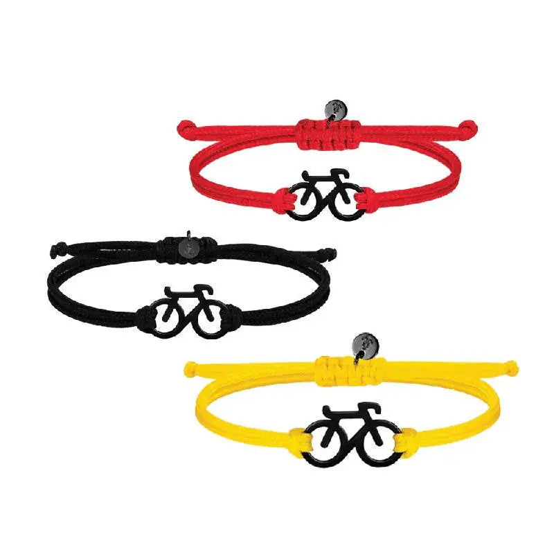 Stylish Pink Bicycle Bracelet Sports Cycling Necklace Accessory Zpaxo