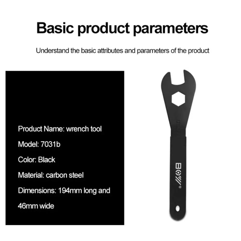 2mm Bicycle Hub Cone Wrench 13/14/15/16/17/18/19mm Open Cone Wrench Bicycle Wheel Pedal Repair Tool Zpaxo