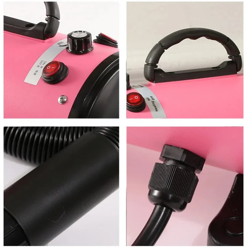 2800W Pet Dog Hair Dryer Blower – High-Power Low-Noise Grooming Pet Hair Dryer Zpaxo