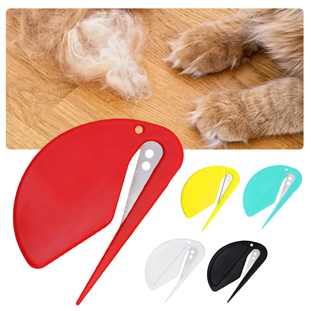 Cat Dog Comb Pet Open Knot Puppy Hair Fur Shedding Grooming Trimmer