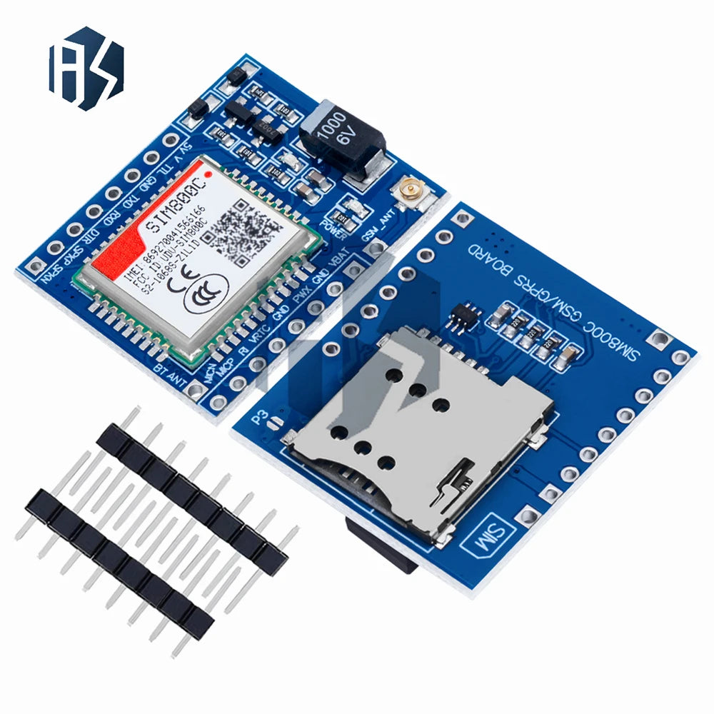3 3v 5v SIM800C GSM GPRS Module 51 MCU STM32 Bluetooth TTS Arduino Zpaxo