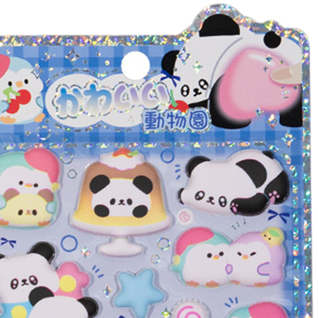 Kids 3D Stickers Aesthetic Panda Decorative Stickers Animal Decals for Phone Case Scrapbooking Notebook Laptop Craft Kids Boys Zpaxo