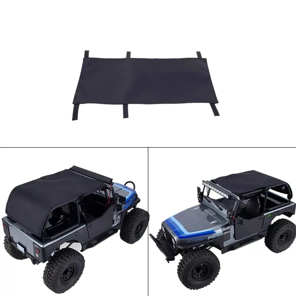 RC Car Nylon Roof Sunshade Cloth Waterproof Shade Cover Decoration
