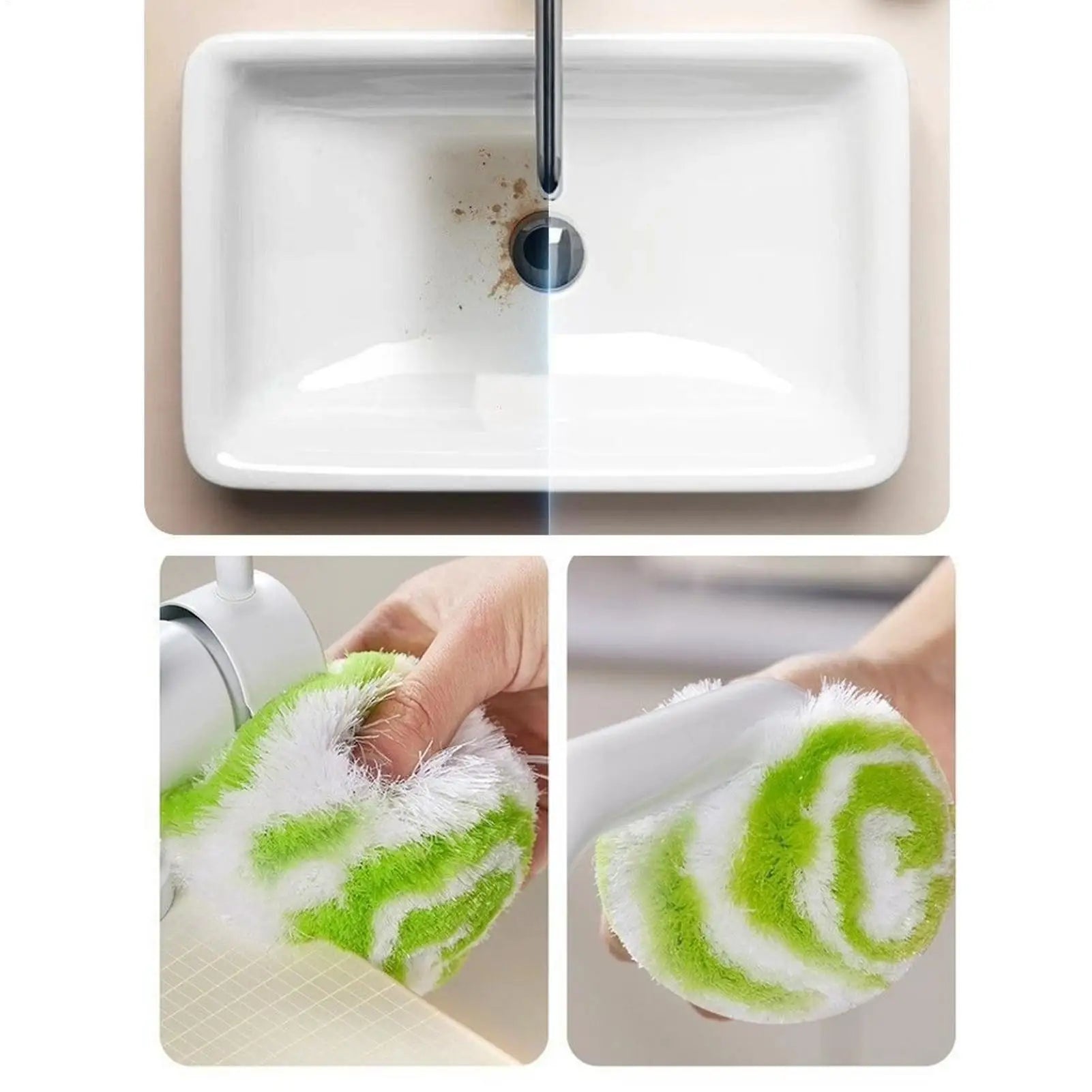 Nano Cleaning Ball Quick Kitchen Stains Colorful Stripes Balls