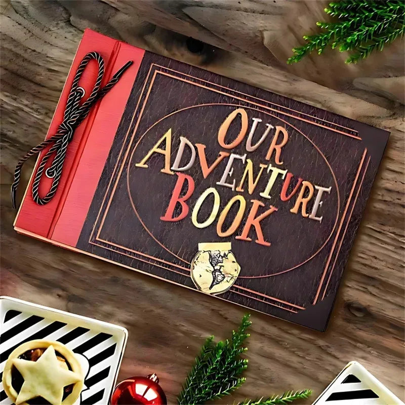 Handmade Scrapbook Adventure Book DIY Album Photo Retro Kraft