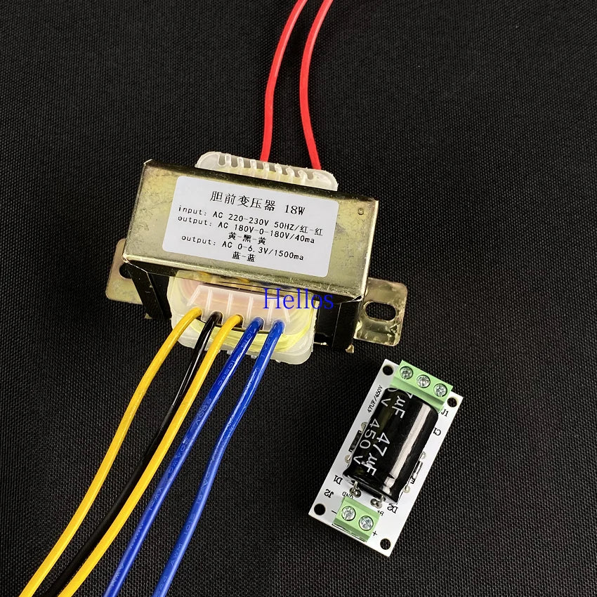 Transformator Sapi Pra-empedu 6E2 Tabung Catu Daya Sapi Ganda 180V 6.3V Sapi Pra-empedu 6N1 Zpaxo