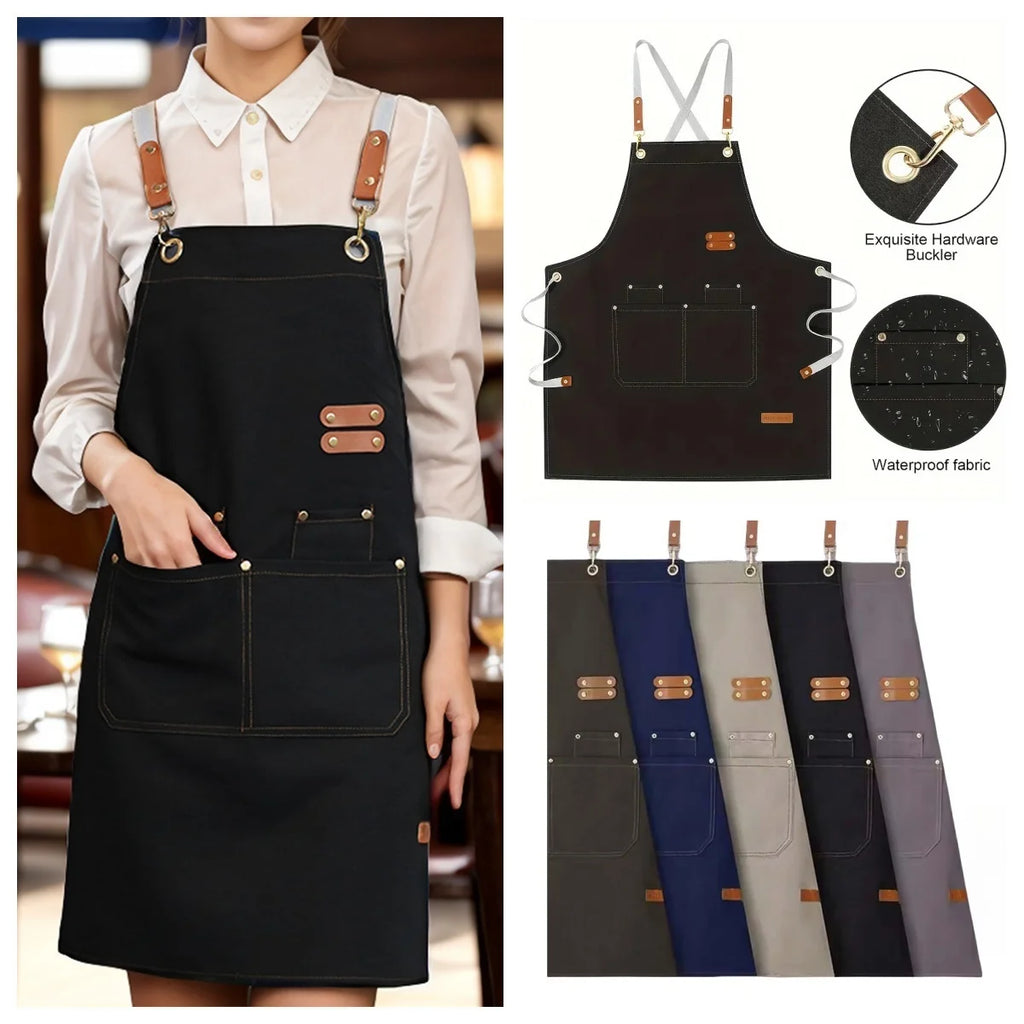 Multi-scene Work Apron Chefs Waiters Suitable Hotel Restaurant Coffee