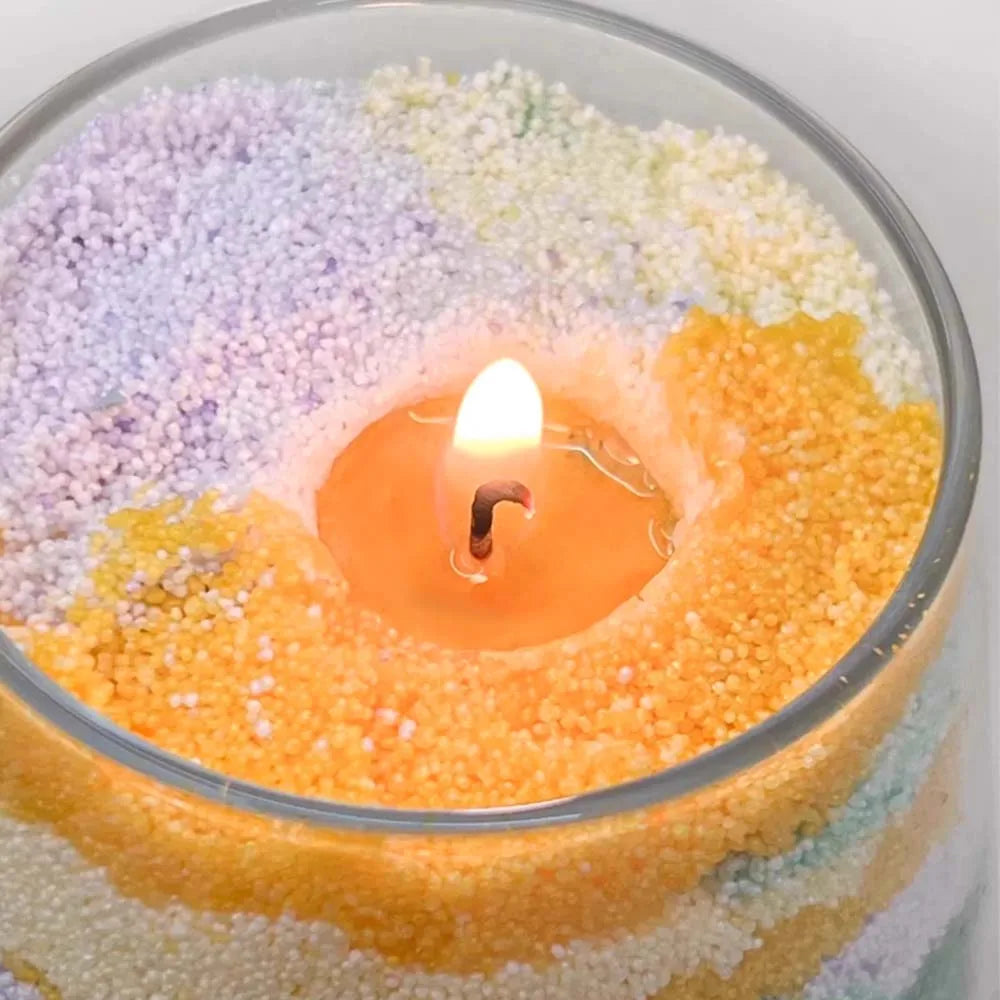 10-Color Pearl Sand Wax Particles – Ice Flower Candle Making Kit Candle Making Wax Zpaxo