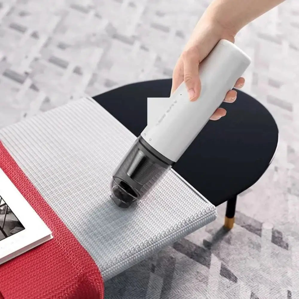 Portable Mini Car Vacuum Cleaner Handheld Auto Dust Remover Rechargeable Cordless Desktop Vacuum Cleaner Living Room Zpaxo