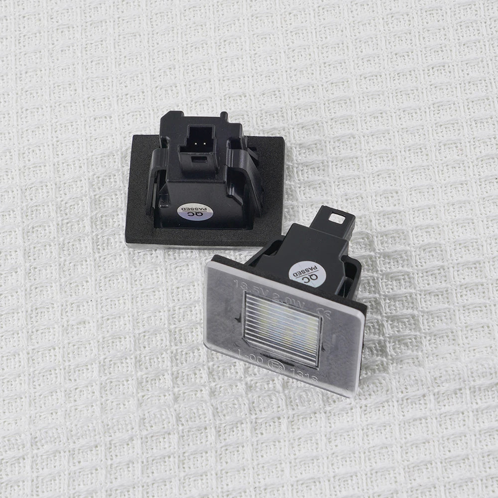 2Pieces For Mercedes Benz A-Class W218 W117 W176 W156 W166 R172 X166 GL CLA LED License Plate Light Number Plate Lamp No Error Zpaxo
