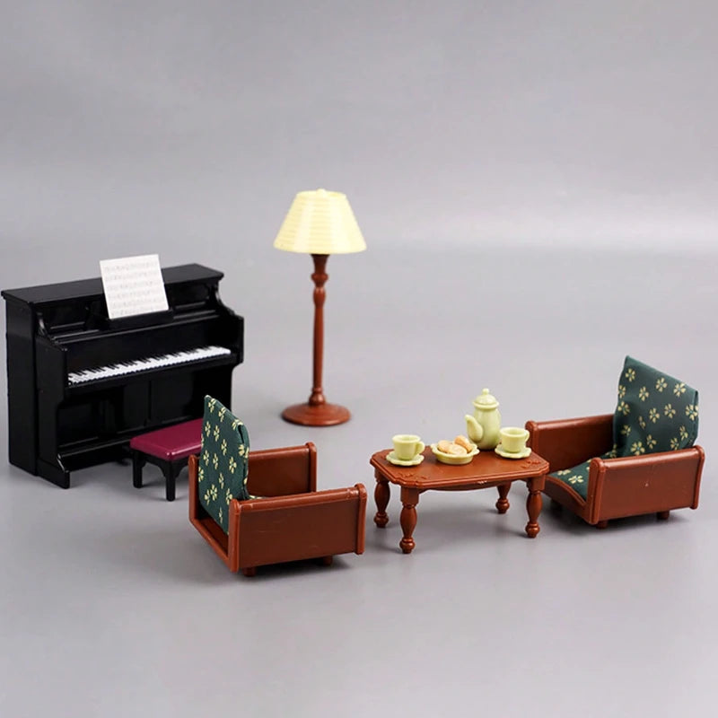 1 12 Miniature Furniture Forest Family Simulation Scene Model Variou Zpaxo D09