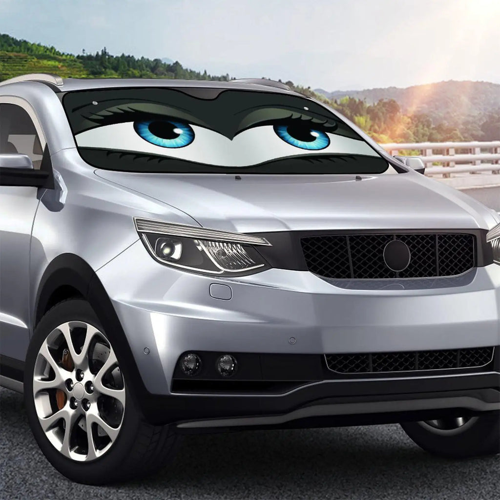 Cartoon Folding Car Sunshade Windshield Protector UV Heat Protection