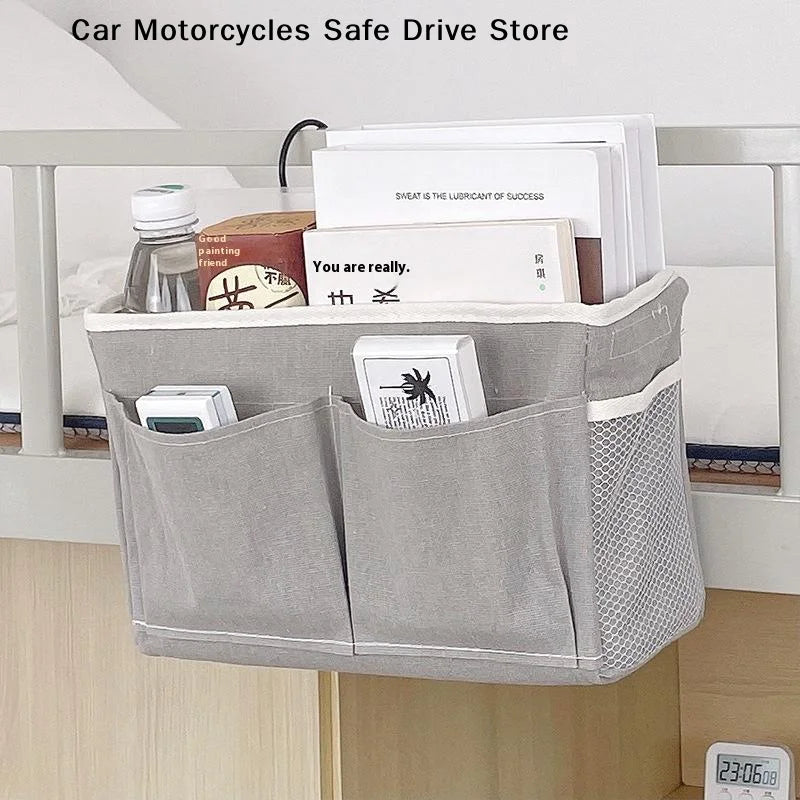 Storage Basket Hanging Rack Bed Remote Control Bookshelf Dormitory