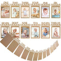 Banner Baby One Year Birthday Picture Photo Born 12 Months Frame Clip Zpaxo Default Title