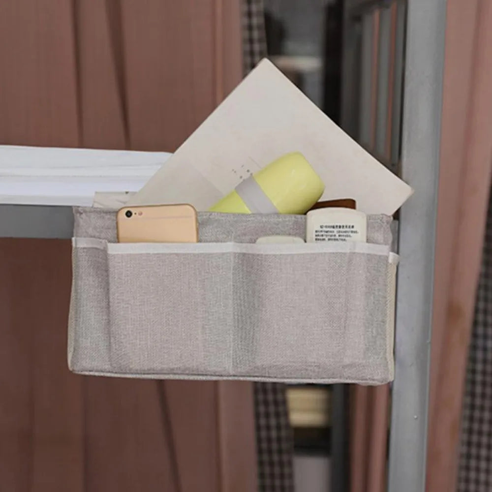 Durable Multi-pocket Magic Sticker Removable Hanging Storage Bag Zpaxo