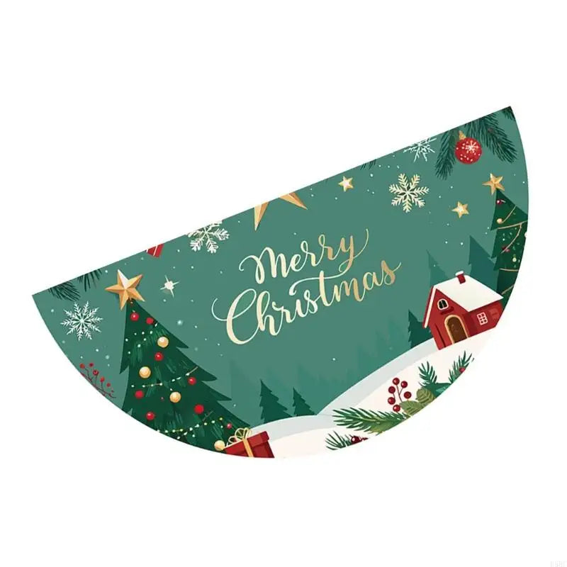 Polyester Christmas Banners Door Hanging Decoration Home Office Party