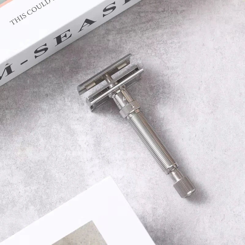 YAQI Razzo Rocket Safety Razor – Chrome Stainless Steel Men's Men's Safety Razor Zpaxo