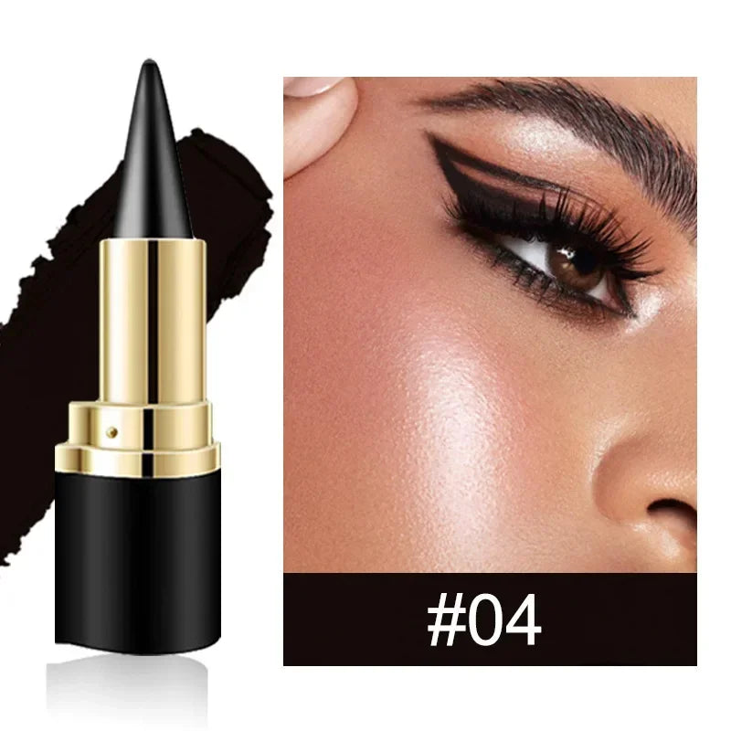 Waterproof Matte Eyeliner Gel Fast Drying Smudge Proof Long Lasting Zpaxo 04