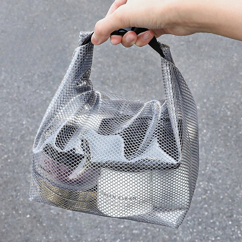 Waterproof Storage Bag, Fitness Clothing, Swimming Bathroom, Large Capacity Drawstring, Men's and Women's Outdoor Toiletries Bag Zpaxo