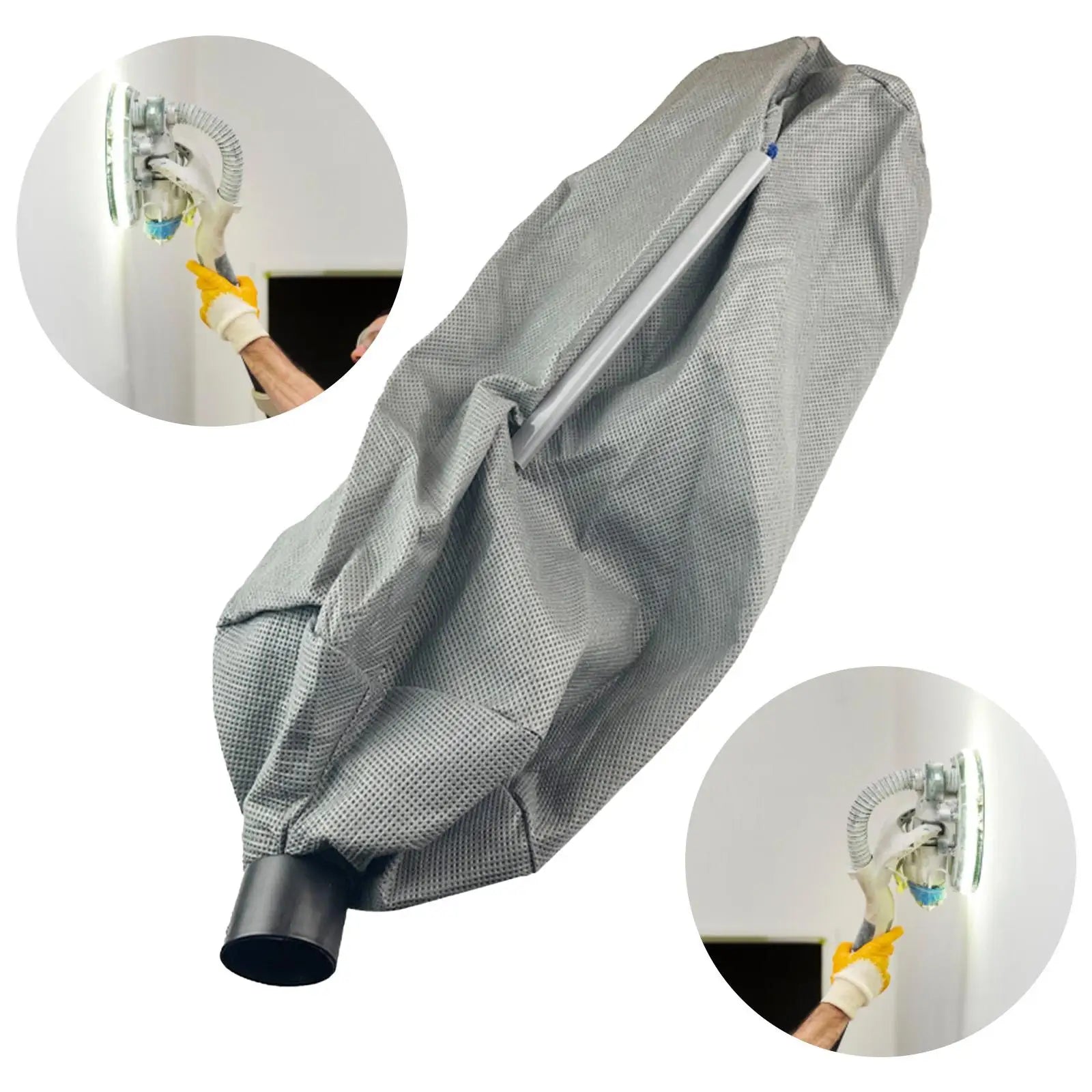 Drywall Sander Dust Collection Bag High Performance Wall Sander Replacement Part for Most Drywall Sander Dry Wall Sander Part Zpaxo