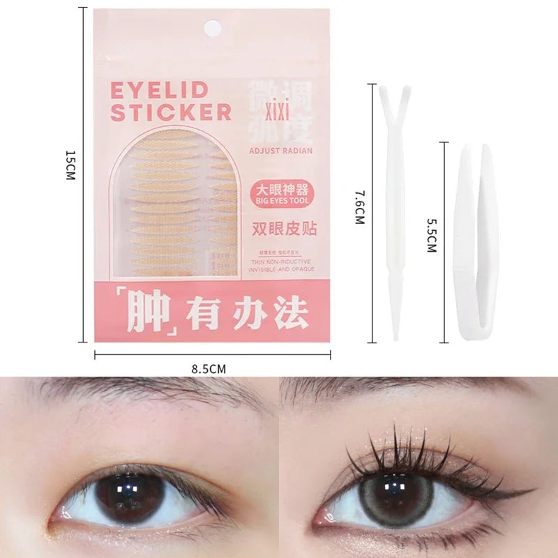 5Sheet Double Fold Eyelid Tapes Sticker Eye Lift Self-adhesive Lace