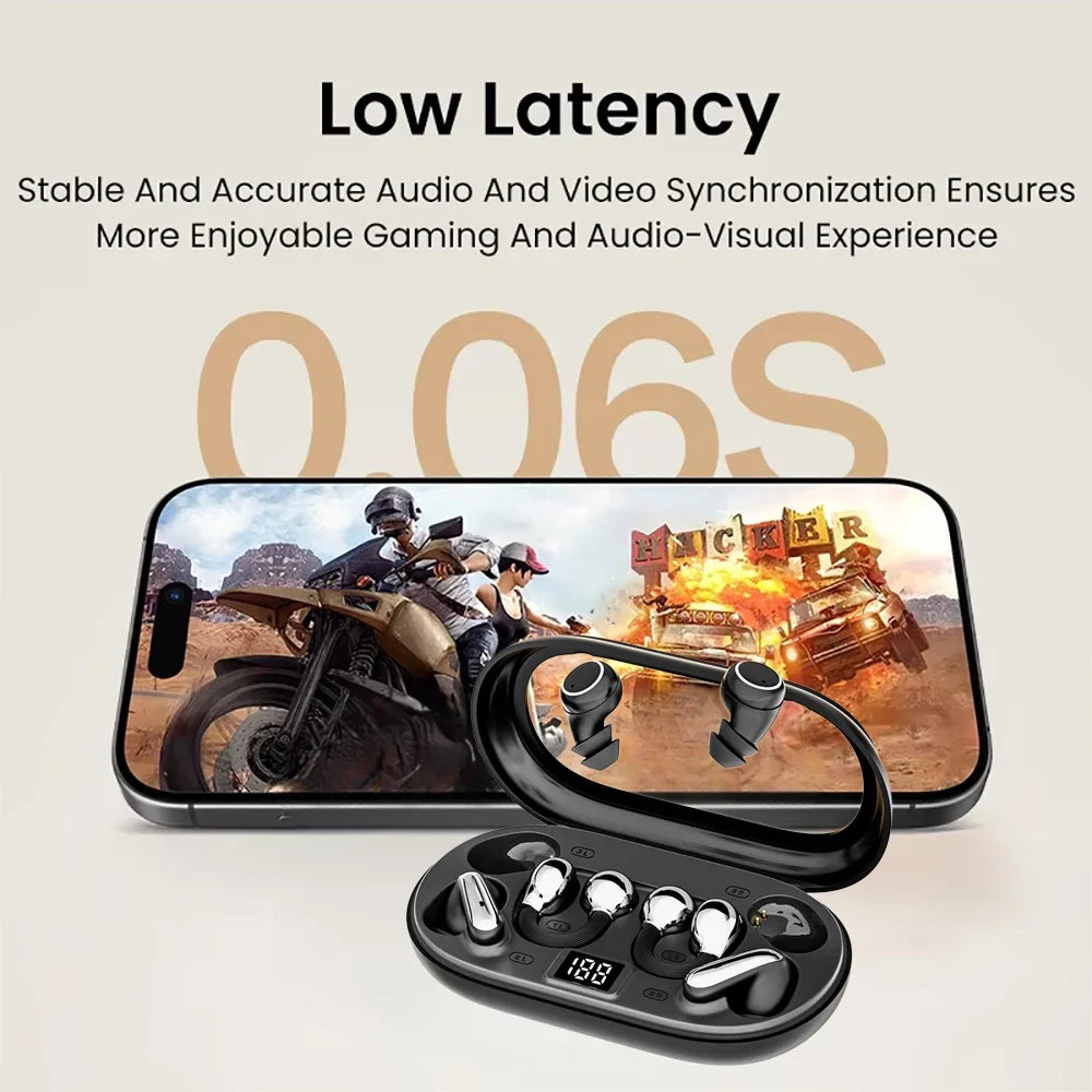 KEBIDUMEI 2 Pairs Earbuds Bluetooth Ear Twin Earphone HIFI Stereo