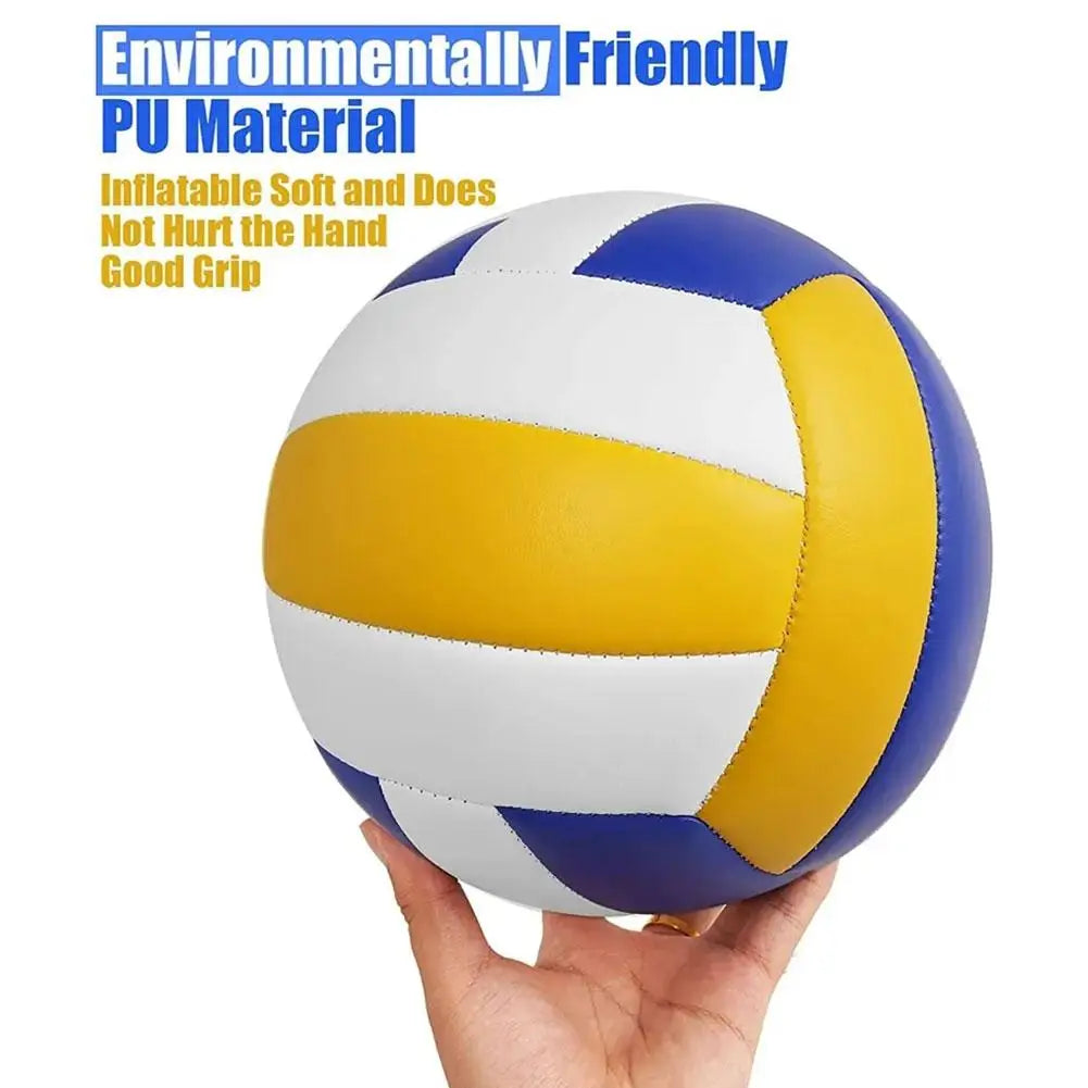 Size 5 Volleyball Professional Training Match Game Ball PU Soft Inflatable Waterproof For Beach Outdoor Indoor Practice Ball Zpaxo
