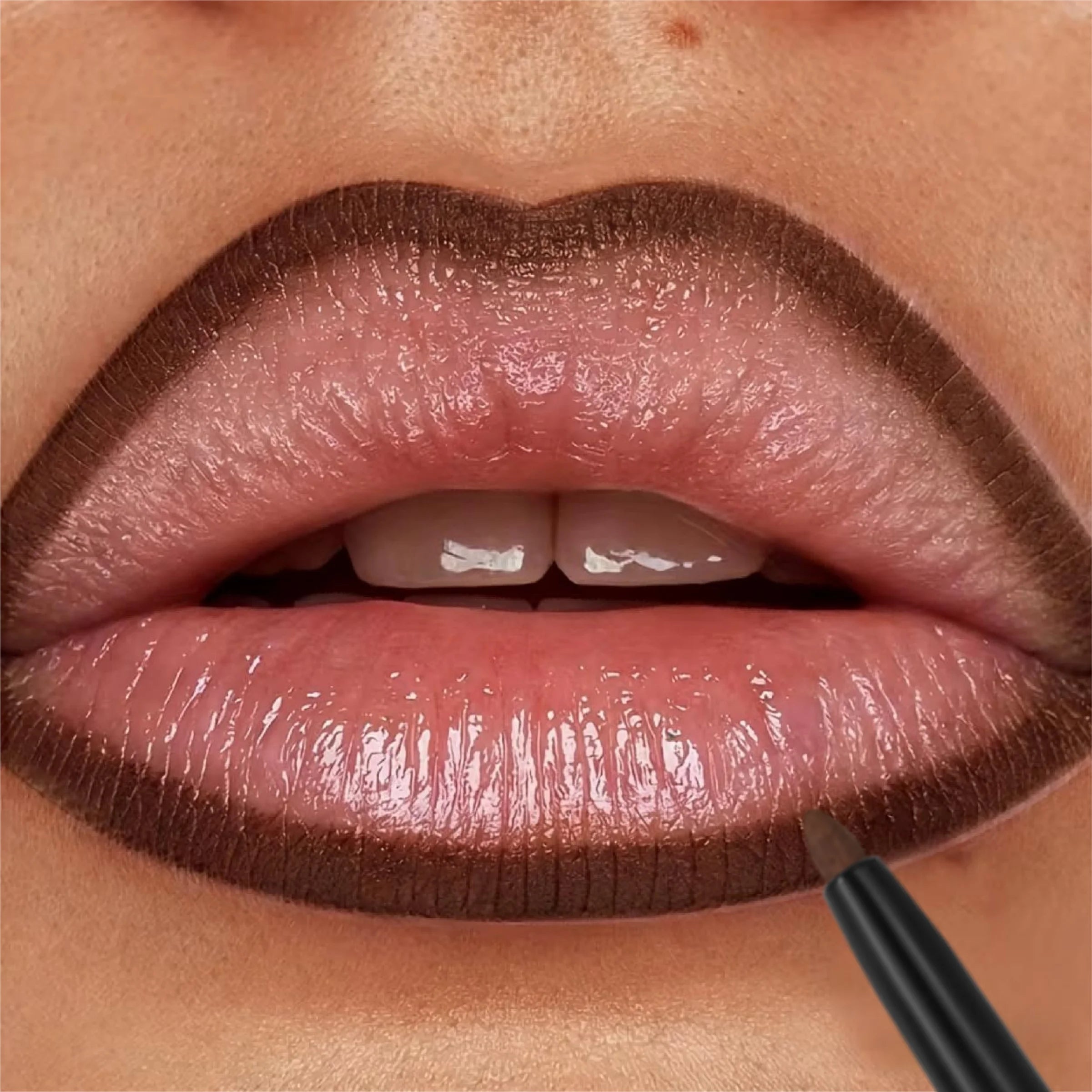 Long-lasting Matte Lip Liner Pencil Wax Formula Easy-apply Precise