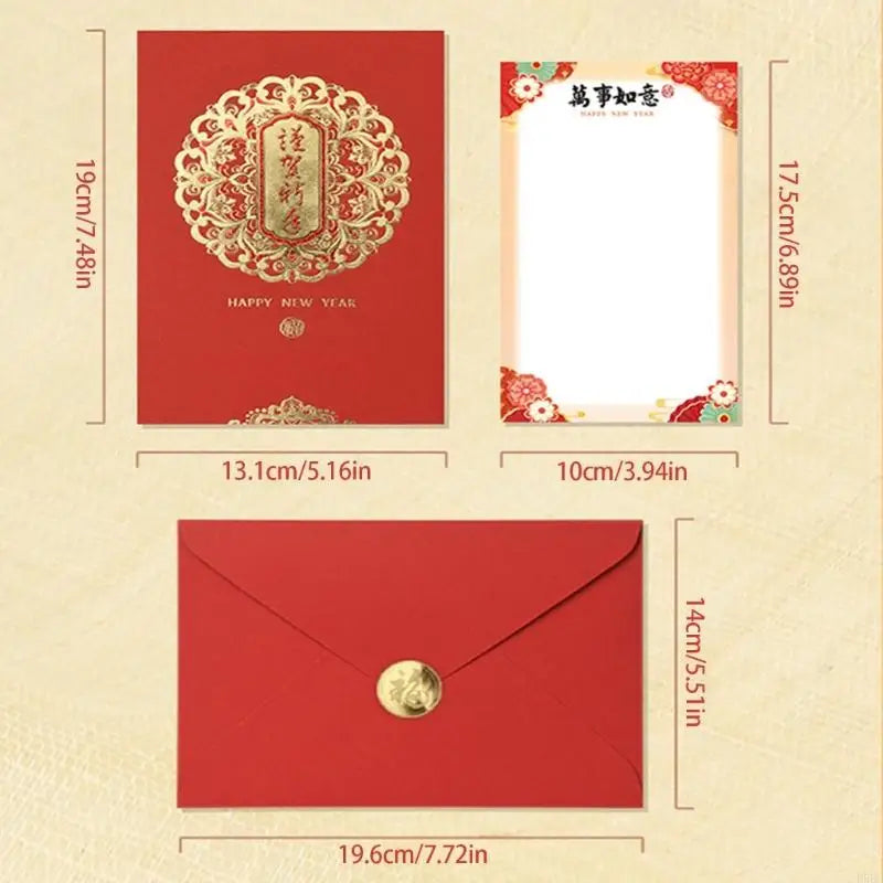 Spring Festival Greeting Card Chinese Cultural Design Popup Artwork