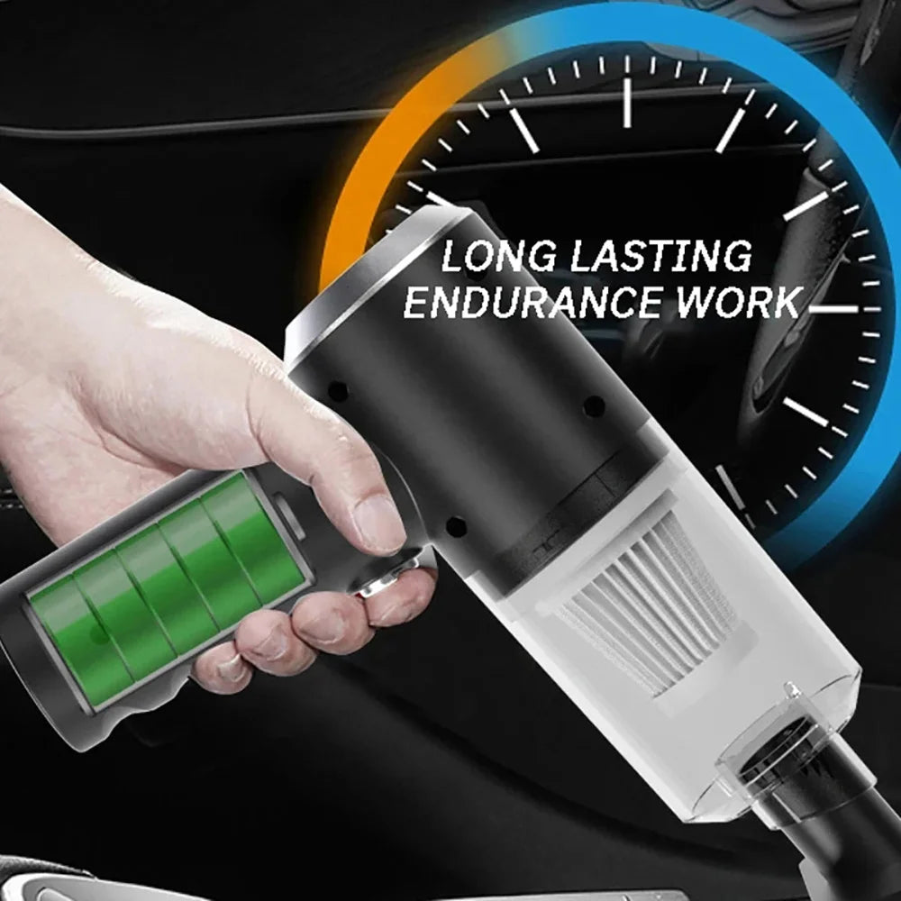 Portable USB Car & Home Vacuum Cleaner – High-Power Mini Vac Portable Vacuum Cleaner Zpaxo