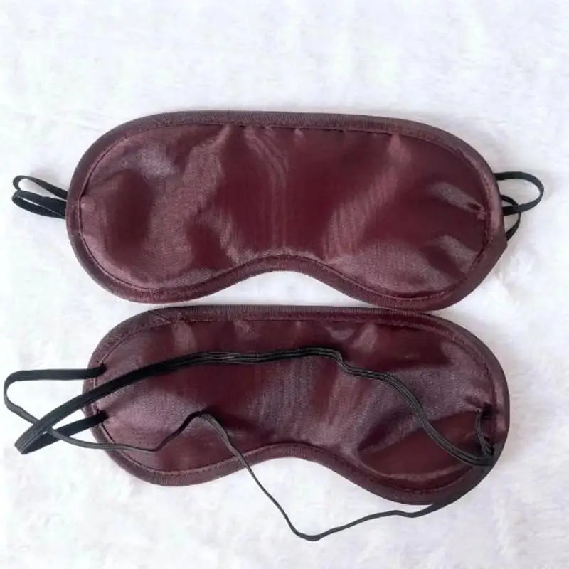 Multicolor Silky Sleep Eye Mask Light Blocking Soft Elastic Strap Zpaxo one size A