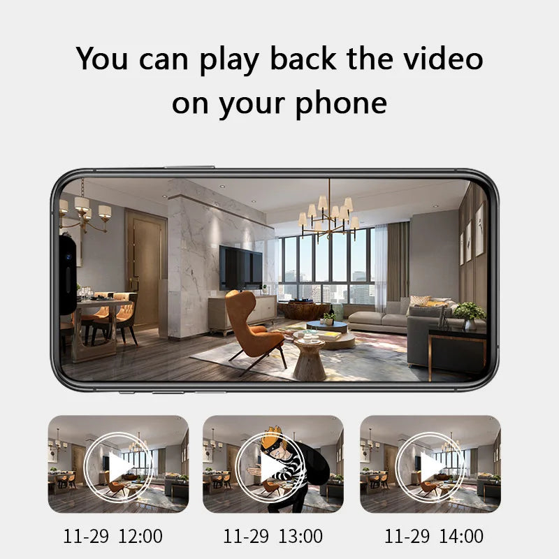 6K Full HD Camera Mini Hotspot Wifi Remote Monitor Rechargeable