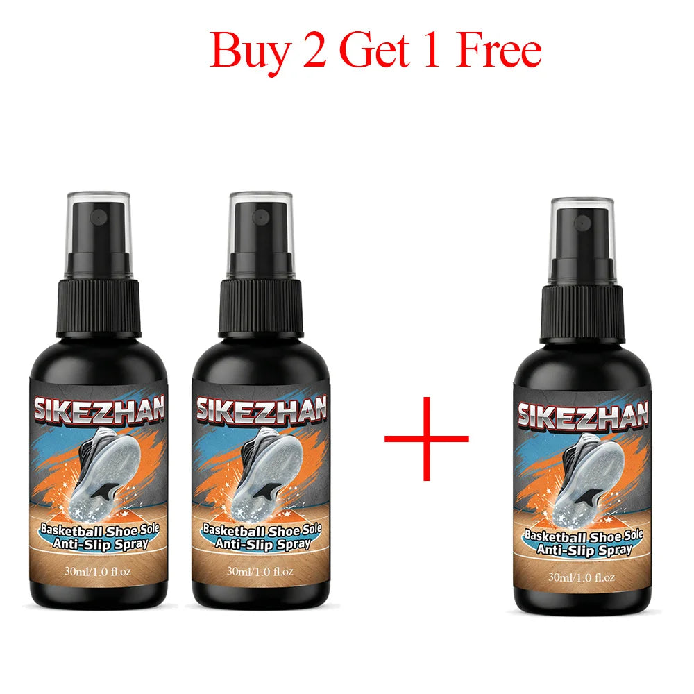 SIKEZHAN Basketball Shoe Grip Spray - Anti-Slip Traction Enhancer for Sneaker Soles - Instant Court Grip & Stop Sliding Zpaxo 90ml
